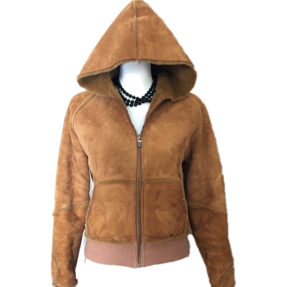 UGG Jackets & Blazers - UGG Hooded Zip Up Jacket - Camel / Tan